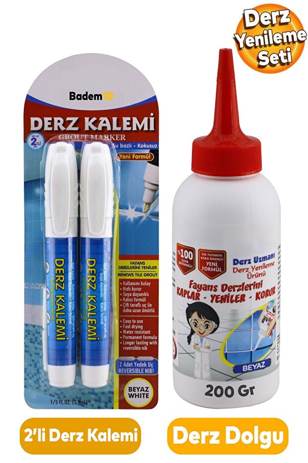Fayans Derz Yenileme Seti (3'lü)